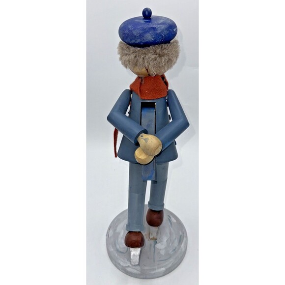 Vintage Heirloom Collection ZIMS Ice Skating Nutcracker (Approx. 14" Tall) 1999 - Picture 9 of 16